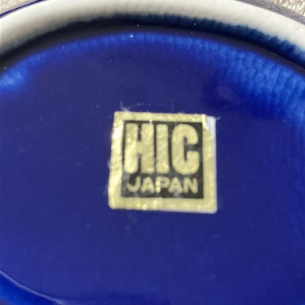 Vintage Tea Bag Holder Rest Cobalt Blue Tea Time Cottagecore HIC Japan